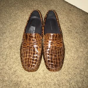Donald J. Pliner Alligator/Crocodile Driving Shoes